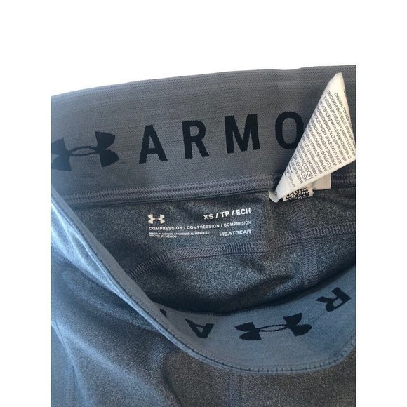 Under Armour Heat Gear Compression Workout Leggings Womens‎ Size XS Gray - Picture 4 of 4